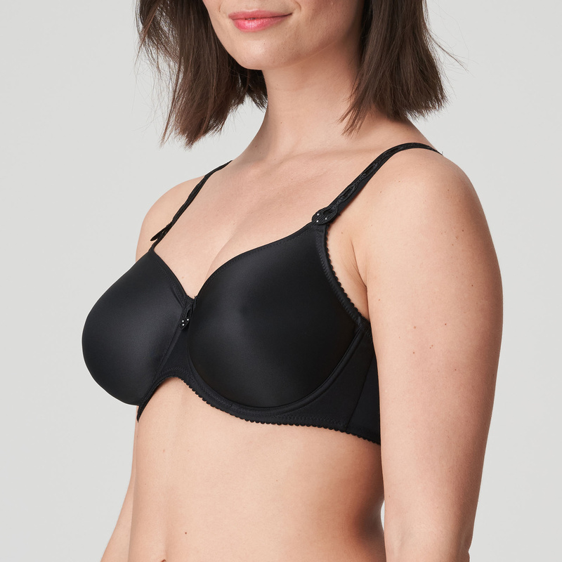 Satin Beugel Beha Naadloos in het Zwart
