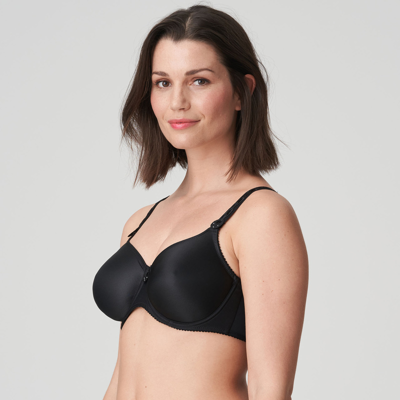Satin Beugel Beha Naadloos in het Zwart