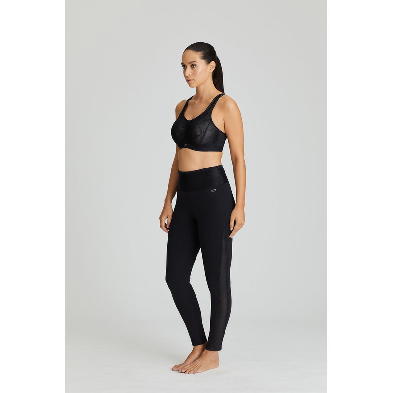 Voorgevomde Sport Bh Met Beugel en Noir Voorgevomde Sport Bh Met Beugel en Noir