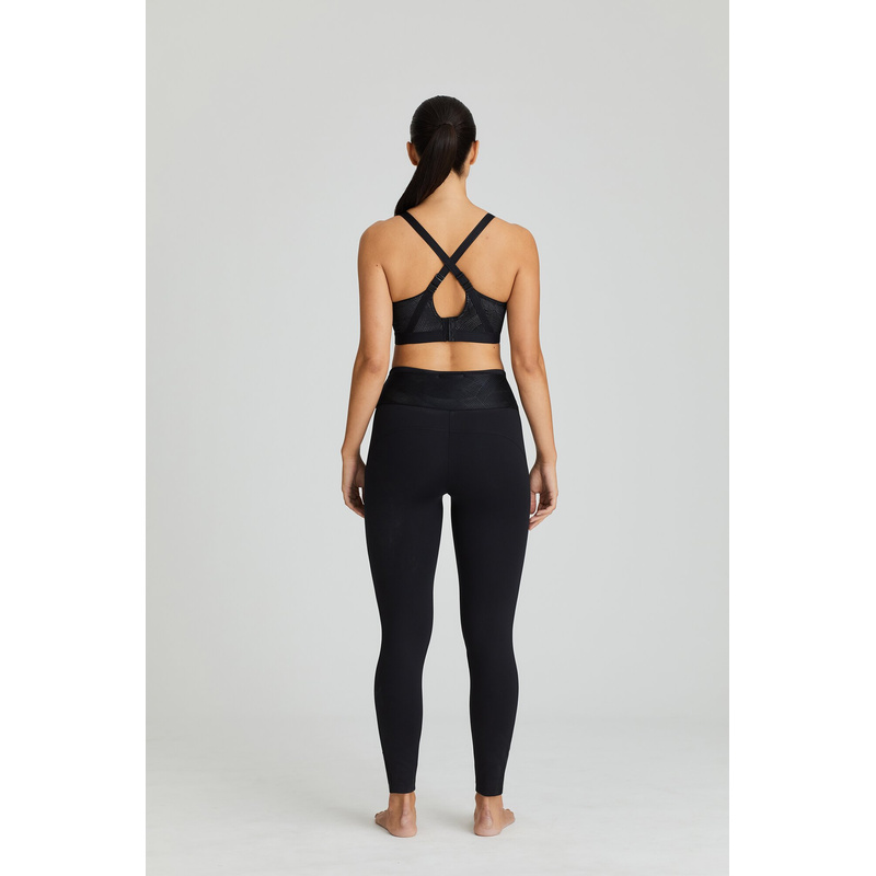 Voorgevomde Sport Bh Met Beugel en Noir Voorgevomde Sport Bh Met Beugel en Noir