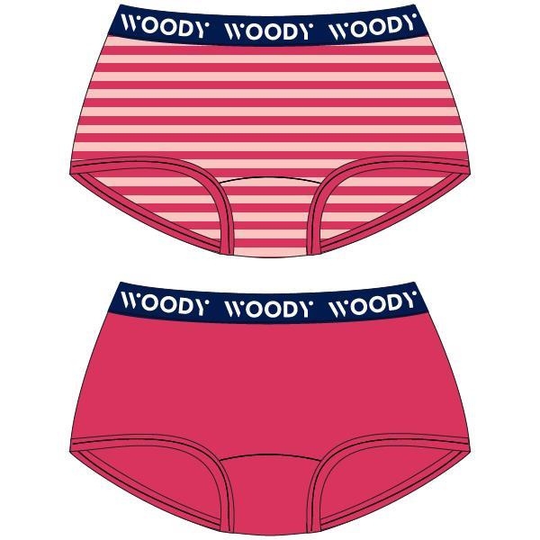 Meisjes Short Duopack - Woody - Ondergoed meisjes