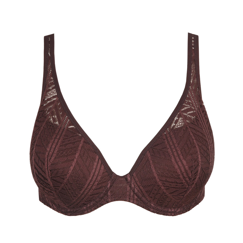 Voorgevormde Bh Hartvorm en Aubergine