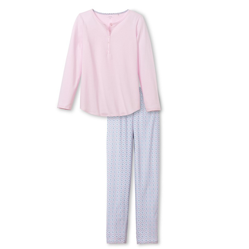 Pyjama Lange Broek in het Cold rose