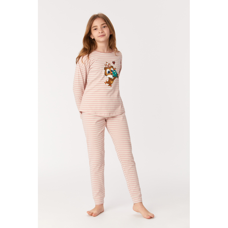 Meisjes Pyjama in het Oudroze