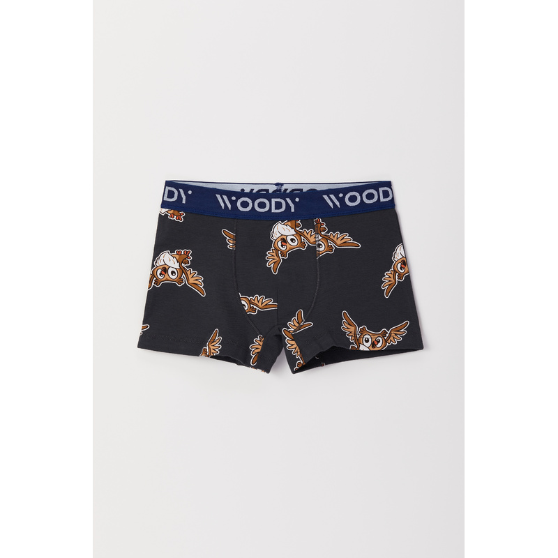 Jongens Boxer Duopack en Antraciet