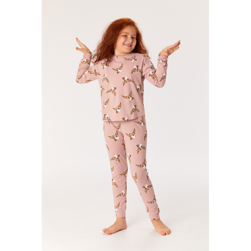 Meisjes Pyjama in het Oudroze