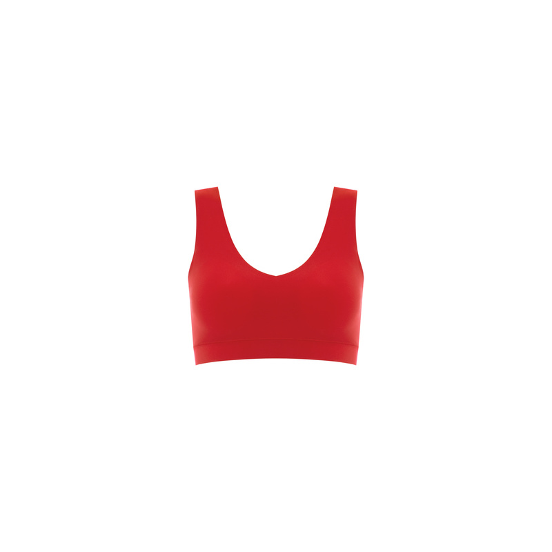 Soft Stretch Top in het Poppy red