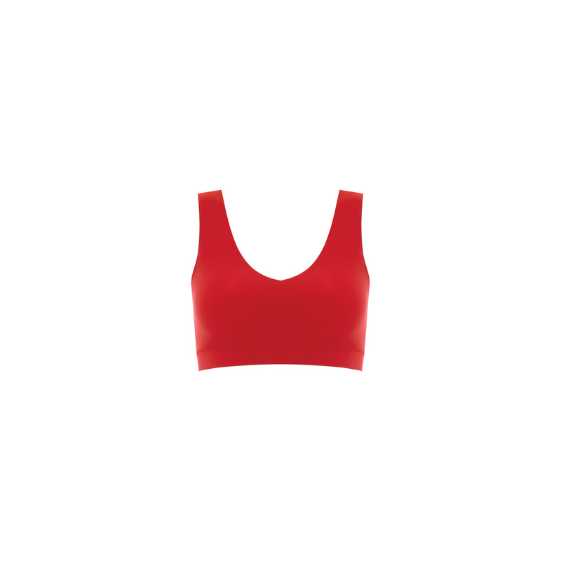 Soft Stretch Top in het Poppy red