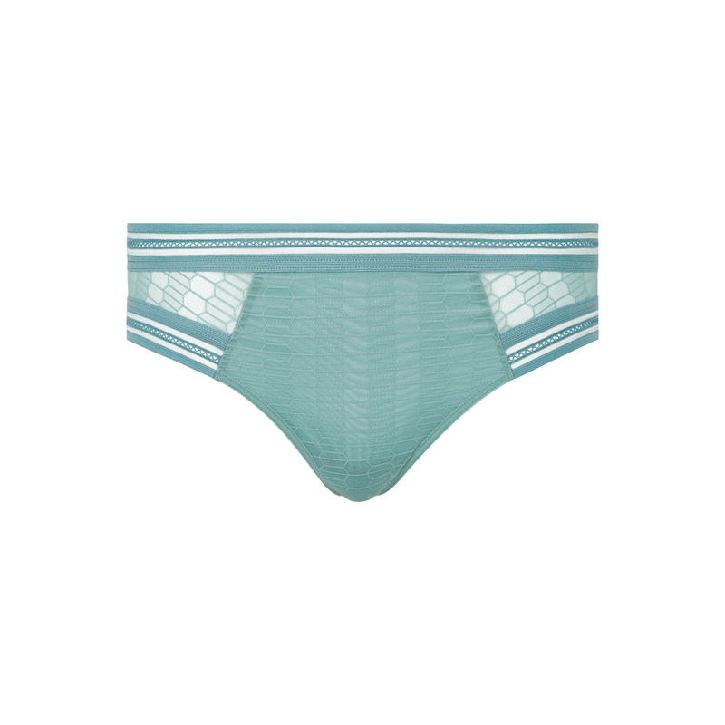 Short en Trellis green