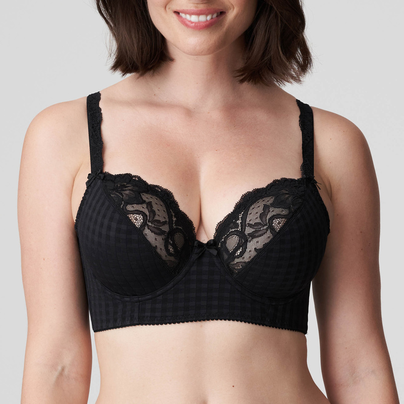 Plunge Bh Longline en Noir Plunge Bh Longline en Noir