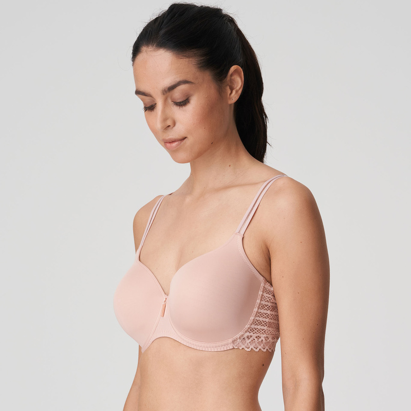 Voorgevormde Bh Hartvorm in het Powder rose