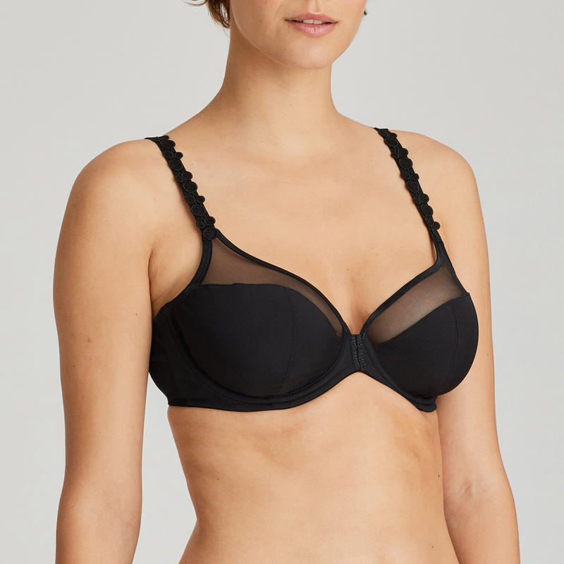 Niet Voorgevormde Balconnet Bh | Cup C-e in het Zwart