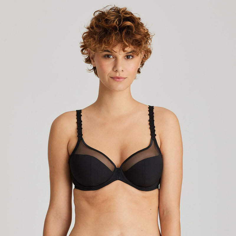 Niet Voorgevormde Balconnet Bh | Cup C-e in het Zwart