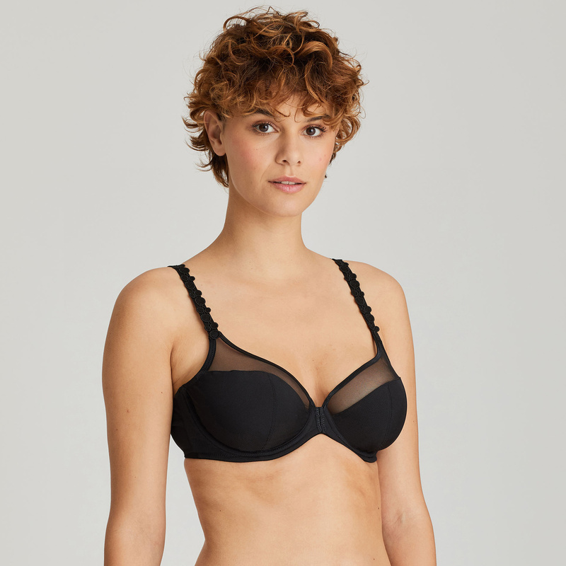 Niet Voorgevormde Balconnet Bh | Cup C-e in het Zwart