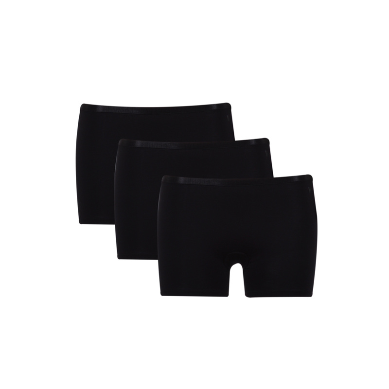 3-pack Shorts in het Zwart