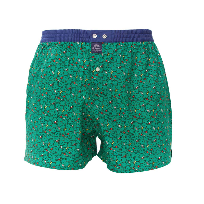 Boxershort Smiley en Print