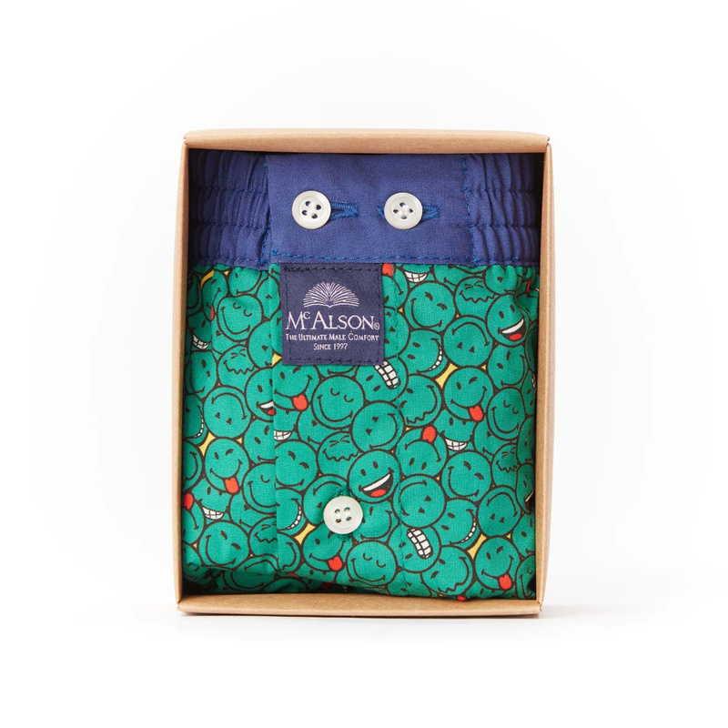 Boxershort Smiley in het Print