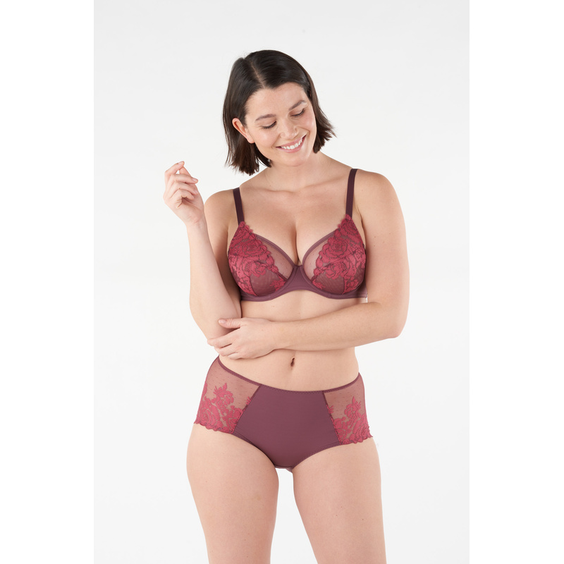 Tailleslip in het Burgundy Tailleslip in het Burgundy