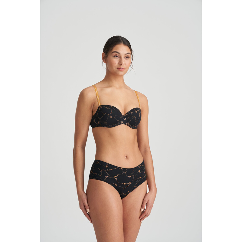 Voorgevormde Balconette Bh in het Marble black Voorgevormde Balconette Bh in het Marble black