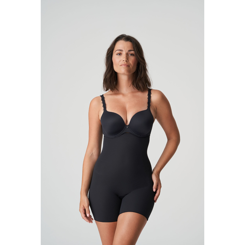 Perle Corrigerende Slip Met Beentjes in het Charbon