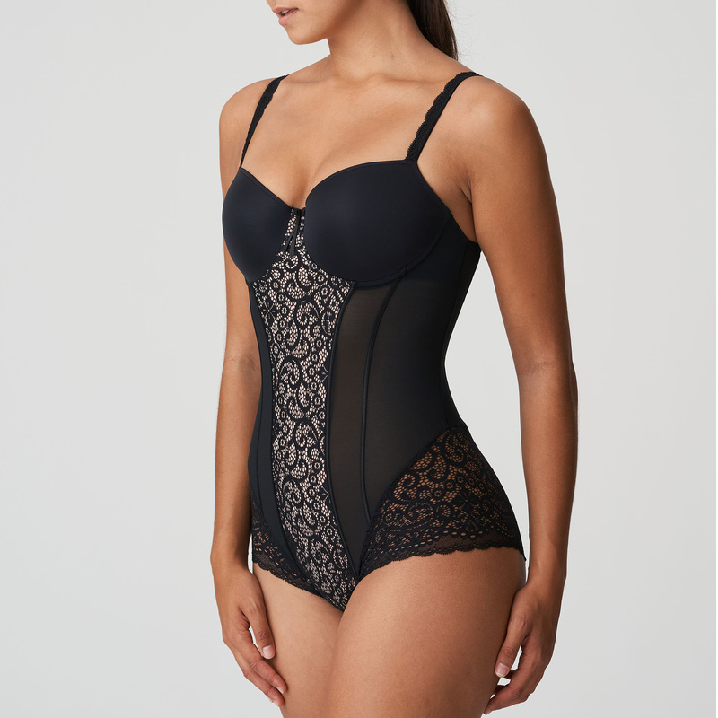 Body Met Moussecups in het Zwart Body Met Moussecups in het Zwart