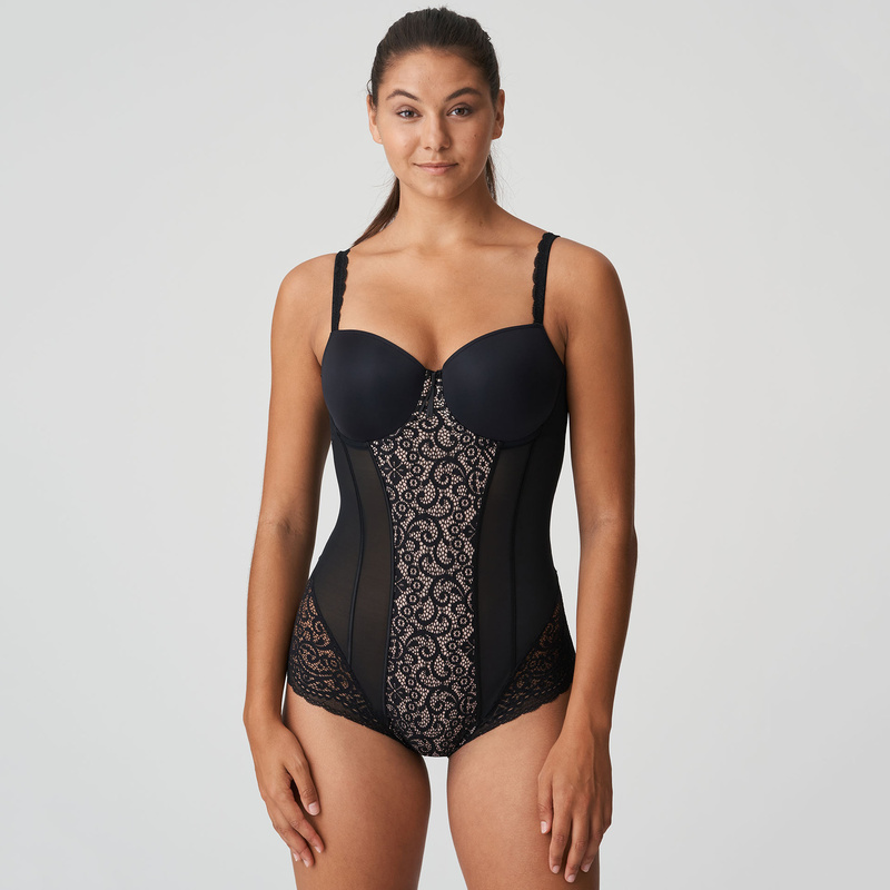 Body Met Moussecups in het Zwart Body Met Moussecups in het Zwart