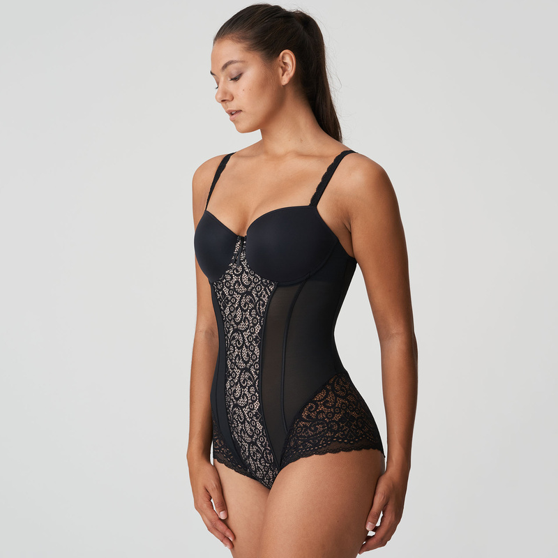 Body Met Moussecups in het Zwart Body Met Moussecups in het Zwart