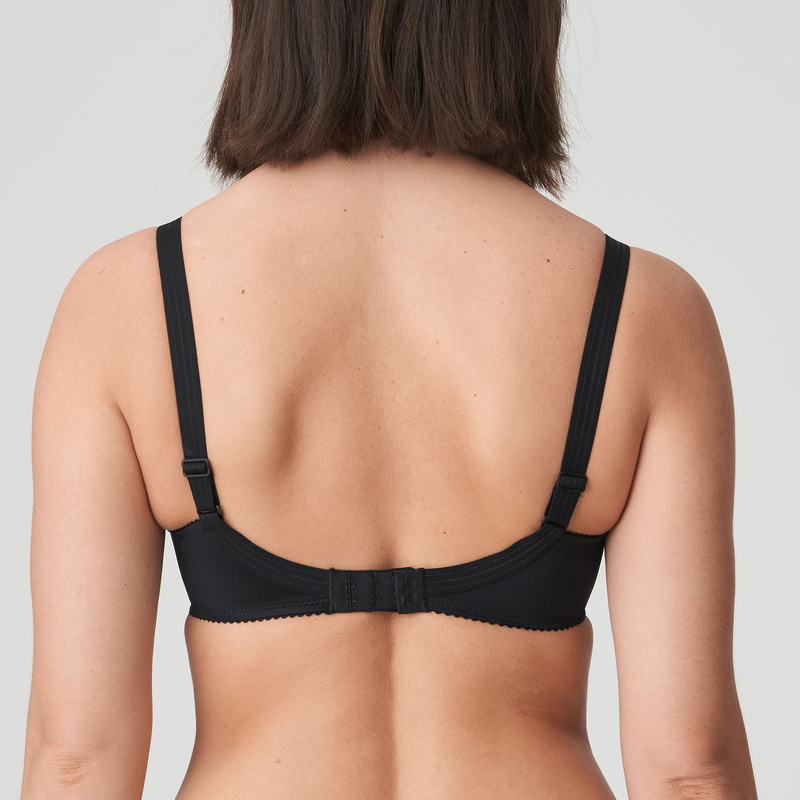 Satin Naadloze Beugel Beha en Noir