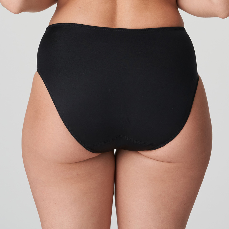 Satin Tailleslip in het Zwart Satin Tailleslip in het Zwart