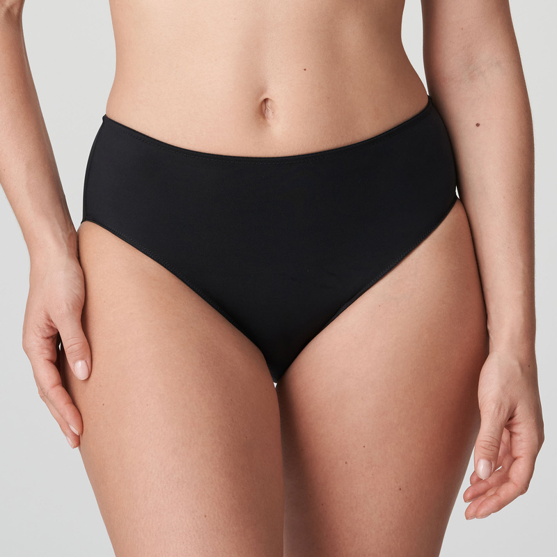 Satin Tailleslip in het Zwart Satin Tailleslip in het Zwart