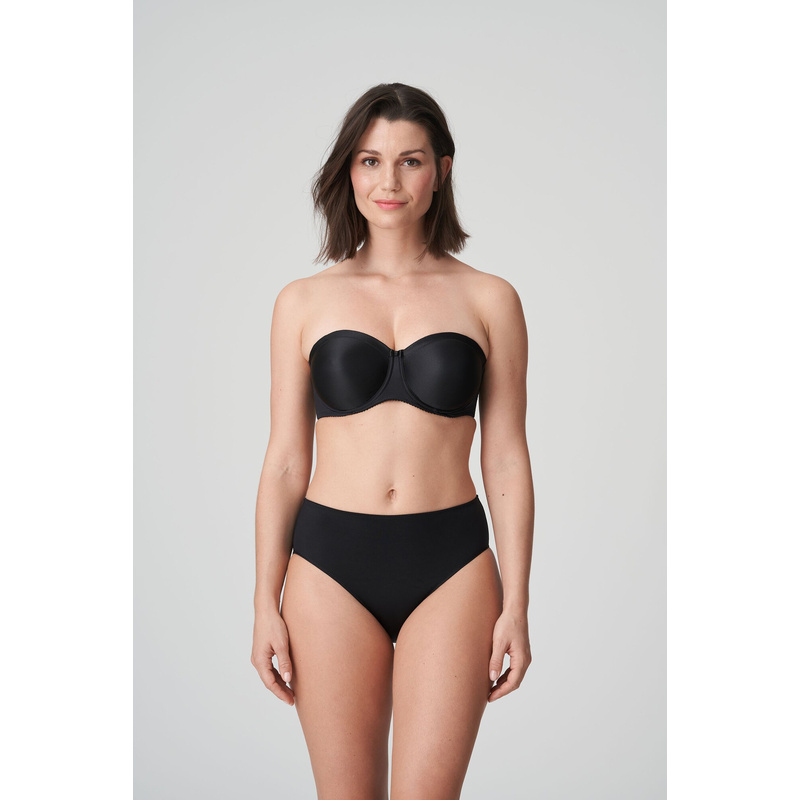 Satin Tailleslip in het Zwart Satin Tailleslip in het Zwart