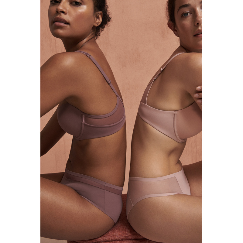 Spacer Bh en Satin taupe