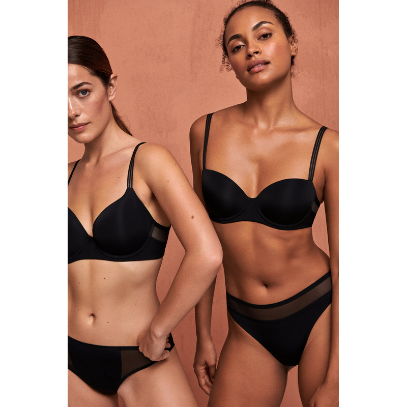 Voorgevormde Balconnet Bh in het Zwart