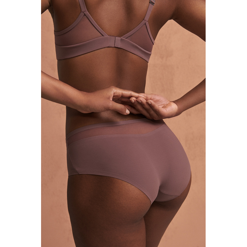 Short en Satin taupe Short en Satin taupe