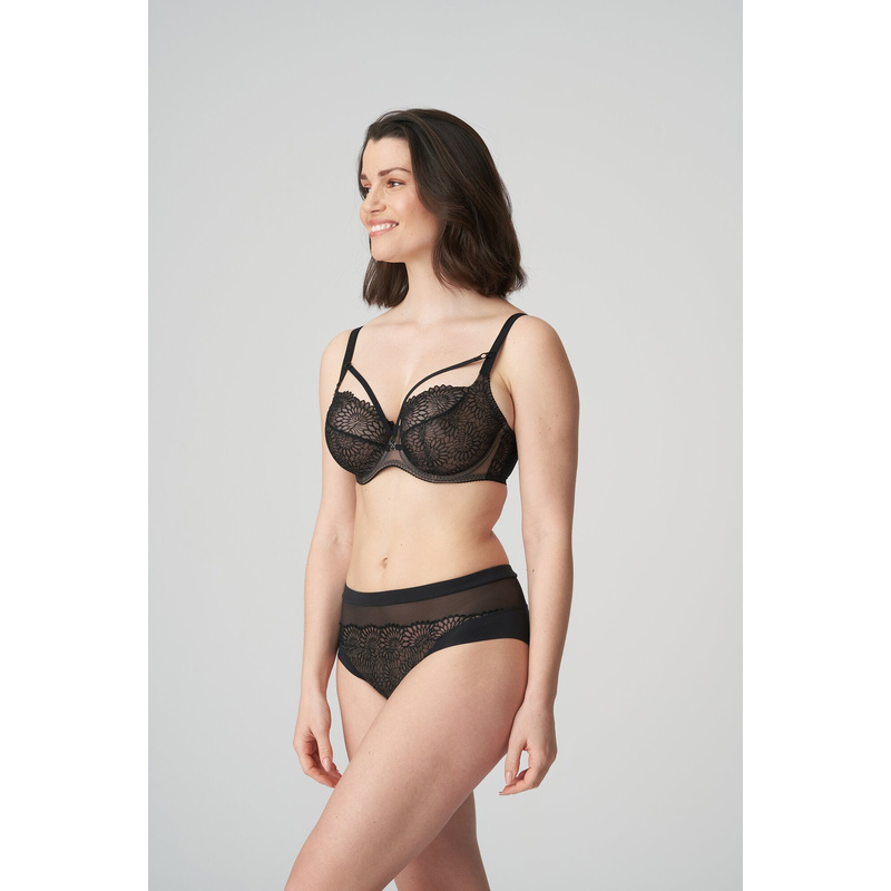 Beugel Bh Met Tulpsnit | Cup C-d en Noir