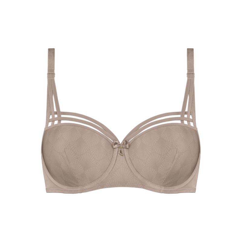 Voorgevormde Balconnet Bh en Shimmering bronze