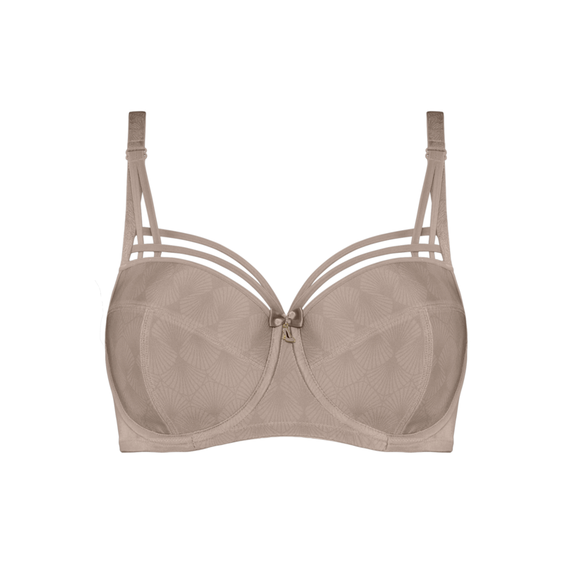 Voorgevormde Balconnet Bh en Shimmering bronze