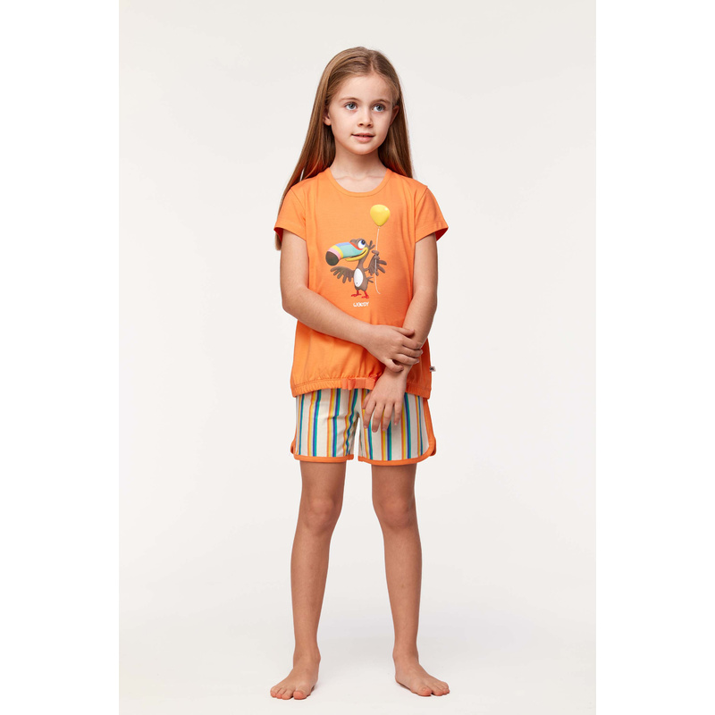 Meisjes Pyjama in het Oranje