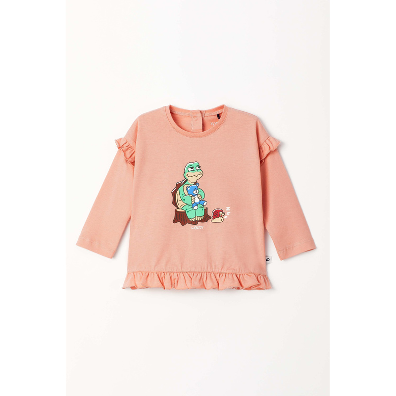 Meisjes Pyjama Baby in het Koraal
