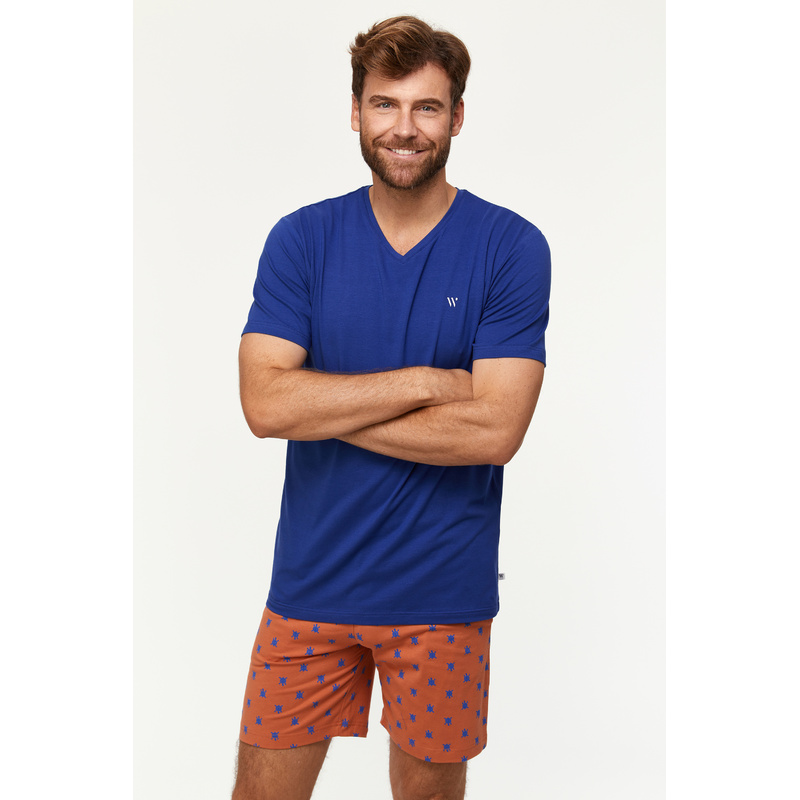 Heren Pyjama in het Blauw
