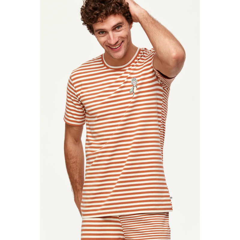 Herenpyjama in het Roest Herenpyjama in het Roest