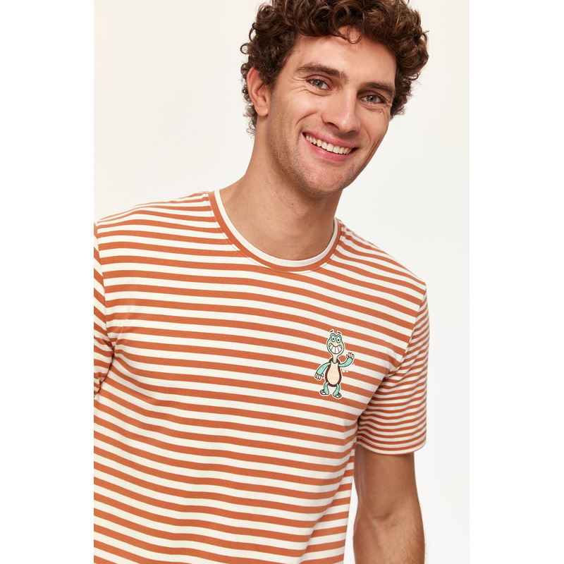 Herenpyjama in het Roest Herenpyjama in het Roest