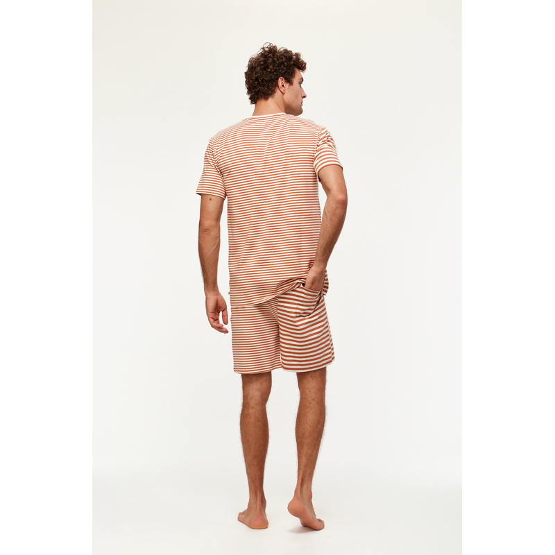 Herenpyjama in het Roest Herenpyjama in het Roest