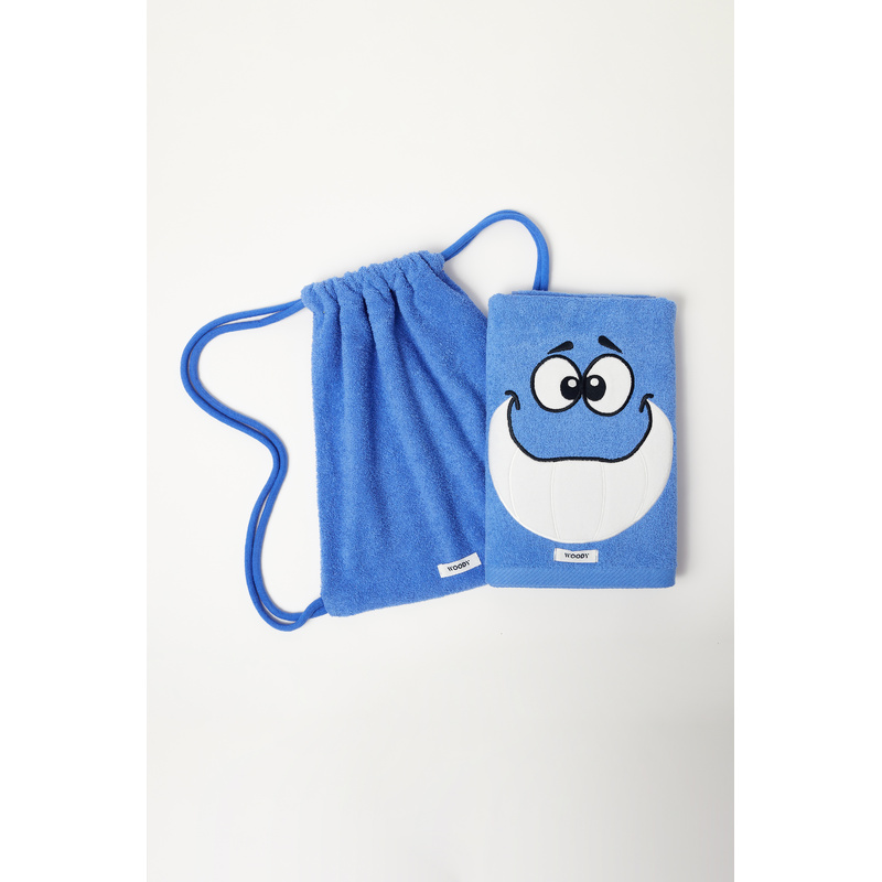 Handdoek in het Blauw