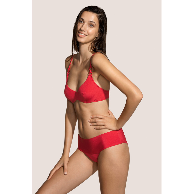 Bikinitop Met Beugel in het Rood