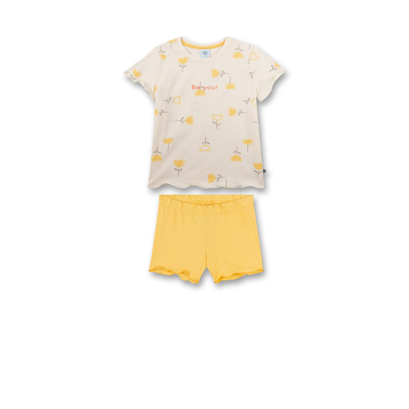 Pyjama Korte Broek en Geel