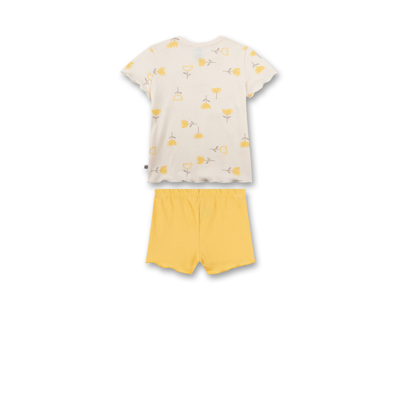 Pyjama Korte Broek en Geel