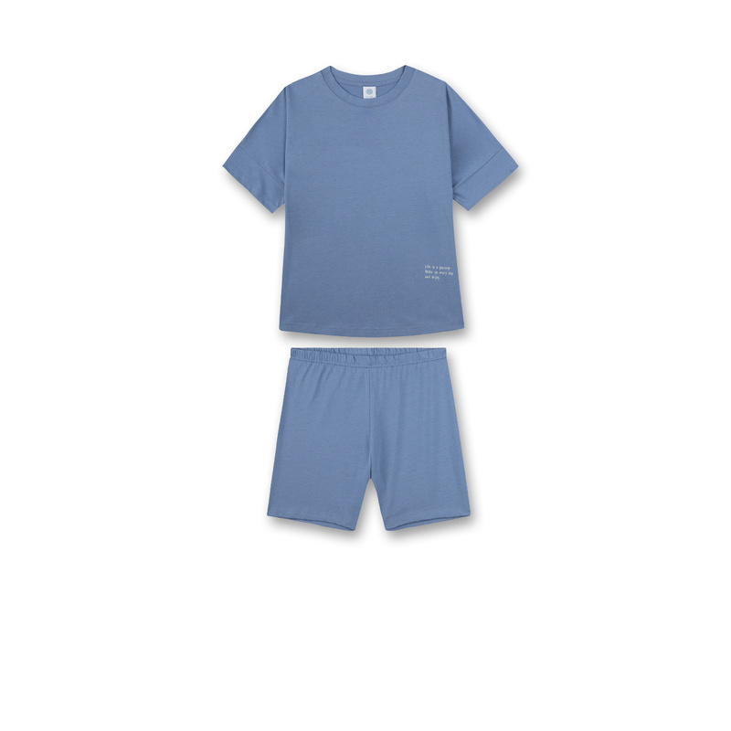 Pyjama Korte Broek in het Blauw