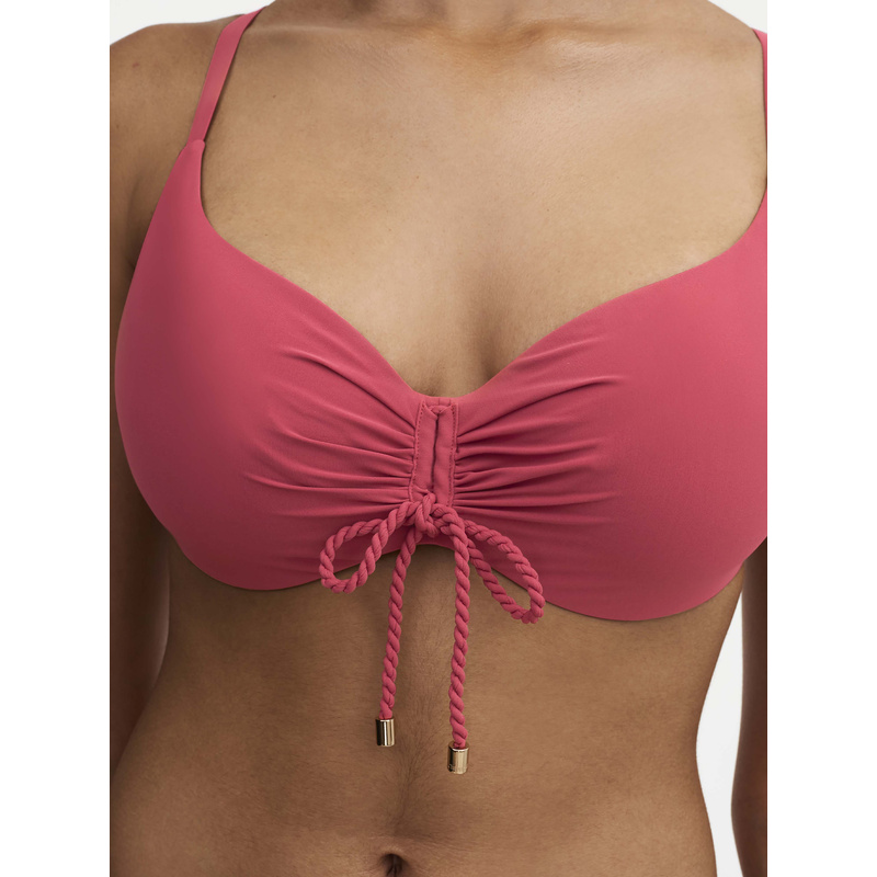 Bikinitop Met Beugel  in het Garnet red