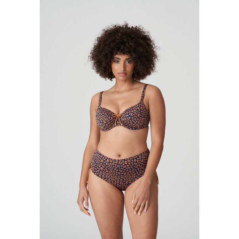 Bikinitop Met Beugel in het Water blue